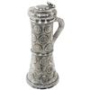 Image 1 : Large silver tankard (probably 1800s) made from 43 Spanish milled silver 8R and 2R (some replicas) d
