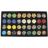 Image 1 : Collection of hundreds of glass trade beads (1700s-1800s) in many colors and  shapes and sizes.