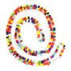 Image 1 : Necklace made of hundreds of tiny glass trade beads in many colors, recovered from the site of the U