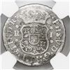 Image 1 : Mexico City, Mexico, pillar 1 real, Philip V, 1744M, NGC genuine / El Cazador.