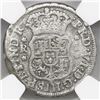 Image 1 : Mexico City, Mexico, pillar 1 real, Ferdinand VI, 1748M, NGC genuine / El Cazador.