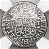 Image 1 : Mexico City, Mexico, pillar 1 real, Charles III, 1768M, broken o in mintmark, NGC genuine / El Cazad