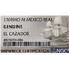 Image 3 : Mexico City, Mexico, pillar 1 real, Charles III, 1769M, NGC genuine / El Cazador.