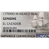Image 3 : Mexico City, Mexico, pillar 1 real, Charles III, 1770M, NGC genuine / El Cazador.