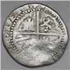 Image 2 : Potosi, Bolivia, cob 1 real, Philip II, assayer L/M (1st period), rare.