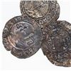 Image 2 : Lot of four Santo Domingo, Dominican Republic, copper 4 maravedis, Charles-Joanna, assayer F, differ