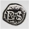 Image 1 : Madrid, Spain, cob 1/2 real, Philip IV, assayer A to left, mintmark MD to right (1651).