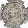 Image 2 : Santiago, Chile, bust 4 reales, Charles IV, 1806FJ, NGC F 12.