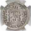 Image 2 : Santiago, Chile, bust 1 real, Ferdinand VII (bust of Charles IV), 1816FJ, NGC VF 30.