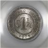 Image 2 : Colombia (struck in Birmingham), copper-nickel 1-1/4 centavos, 1874, PCGS MS66.