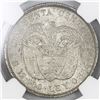 Image 2 : Lot of two Bogota, Colombia, 50 centavos, 1892, Columbus, both varieties (small and large bust), NGC