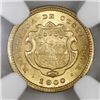 Image 2 : Costa Rica, gold 2 colones, 1900, NGC MS 63.