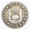 Image 2 : Mexico City, Mexico, pillar 1 real, Philip V, 1734/3MF.
