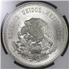 Image 2 : Mexico City, Mexico, 5 pesos, 1948, Cuauhtemoc, NGC MS 66+.