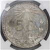 Image 2 : Mexico City, Mexico, 50 centavos, 1937, NGC MS 65.