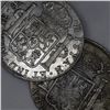 Image 2 : Lot of two Lima, Peru, bust 8 reales, Ferdinand VII, 1812JP and 1813JP.