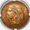 Image 1 : France, bronze medal, Exposition Universelle (1889), NGC MS 64 RB.