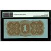 Image 2 : Rosario, Argentina, Banco Argentino, 1 peso remainder, 1-5-1867, series M, serial 9016, PMG Gem UNC