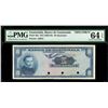 Image 1 : Guatemala, Banco de Guatemala, 20 quetzales specimen, no date (1963-65), PMG Choice UNC 64 EPQ.