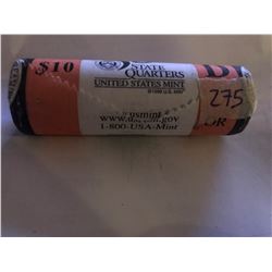 10 Dollar US Mint Roll Oregon D State Quarters