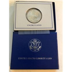1986 Liberty Half Dollar in Original Box with Paperwork KB