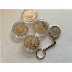 Group of 5 Total Coins All for 1 Money KB