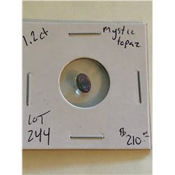 Rare MYSTIC TOPAZ 1.15 carat Oval Cut Beautiful Gem Quality Gemstone