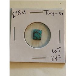 Turquiose 2.35 carat Beautiful Pattern Gem Quality Gemstone