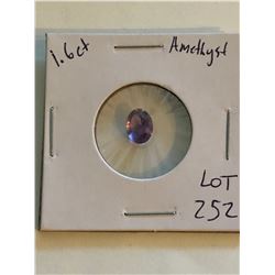 AMETHYST 1.60 carat Beautiful Oval Cut Gem Quality Gemstone