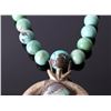 Image 3 : Navajo Sand Cast Carico Lake Turquoise Necklace