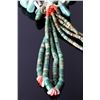 Image 2 : Navajo Carico Lake Turquoise & Jacla Necklace