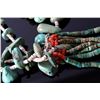 Image 9 : Navajo Carico Lake Turquoise & Jacla Necklace