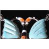 Image 8 : Navajo Opal & Turquoise Inlaid Butterfly Necklace