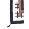 Image 3 : Navajo Two Grey Hills Wool Rug 1950's Original Tag
