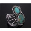 Image 2 : Navajo Native American Turquoise Mountain Bracelet