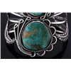 Image 7 : Navajo Native American Turquoise Mountain Bracelet