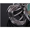 Image 8 : Navajo Native American Turquoise Mountain Bracelet