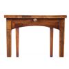 Image 14 : Early Quarter Sawn Mahogany Leather Top Side Table