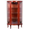 Image 1 : 20th Century Walnut Curators Display Cabinet