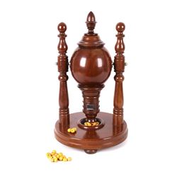 Early Wooden Countertop Keno Goose Tumbler 19th