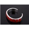 Image 4 : Signed Zuni Native American Red Coral Bracelet