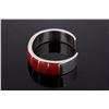 Image 5 : Signed Zuni Native American Red Coral Bracelet
