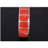 Image 9 : Signed Zuni Native American Red Coral Bracelet