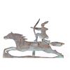 Image 6 : 19th C. Copper Indian & Horse Weather Vane