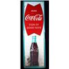 Image 1 : 1950's Coca-Cola Vertical Metal Advertising Sign