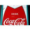 Image 3 : 1950's Coca-Cola Vertical Metal Advertising Sign