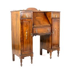 Early 1900's Federal Drop Front Secretary Desk