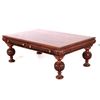 Image 5 : LARGE Quarter Sawn Oak Hand Carved Coffee Table