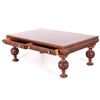 Image 9 : LARGE Quarter Sawn Oak Hand Carved Coffee Table