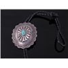 Image 3 : Navajo Old Pawn Kingman Turquoise Bolo Tie